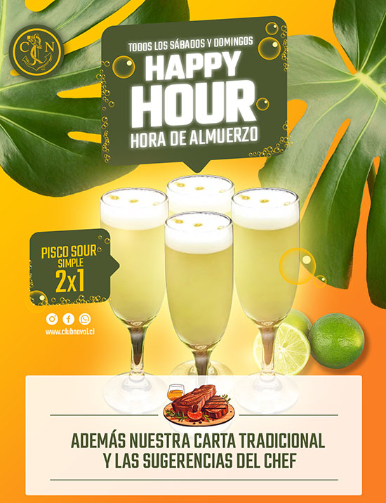 Happy Hour - Hora de Almuerzo Dic