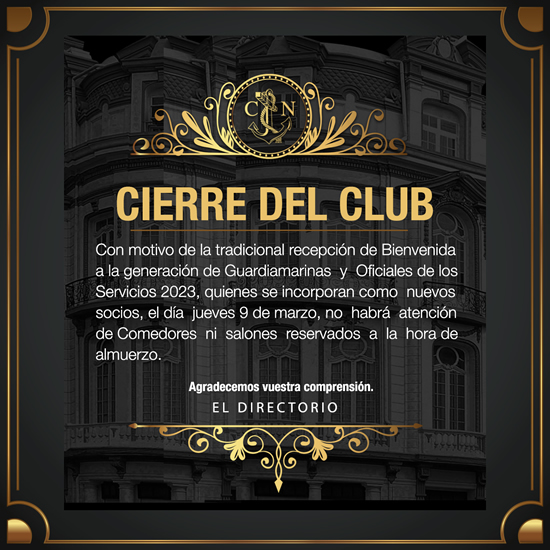 Cierre del Club