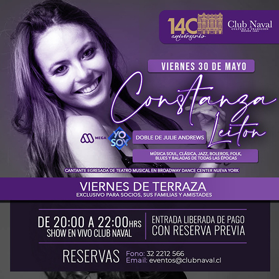 Constanza Leiton - Viernes de Terraza
