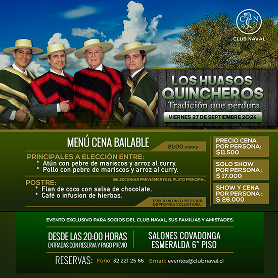 Huasos Quincheros - Viernes 27 de Septiembre